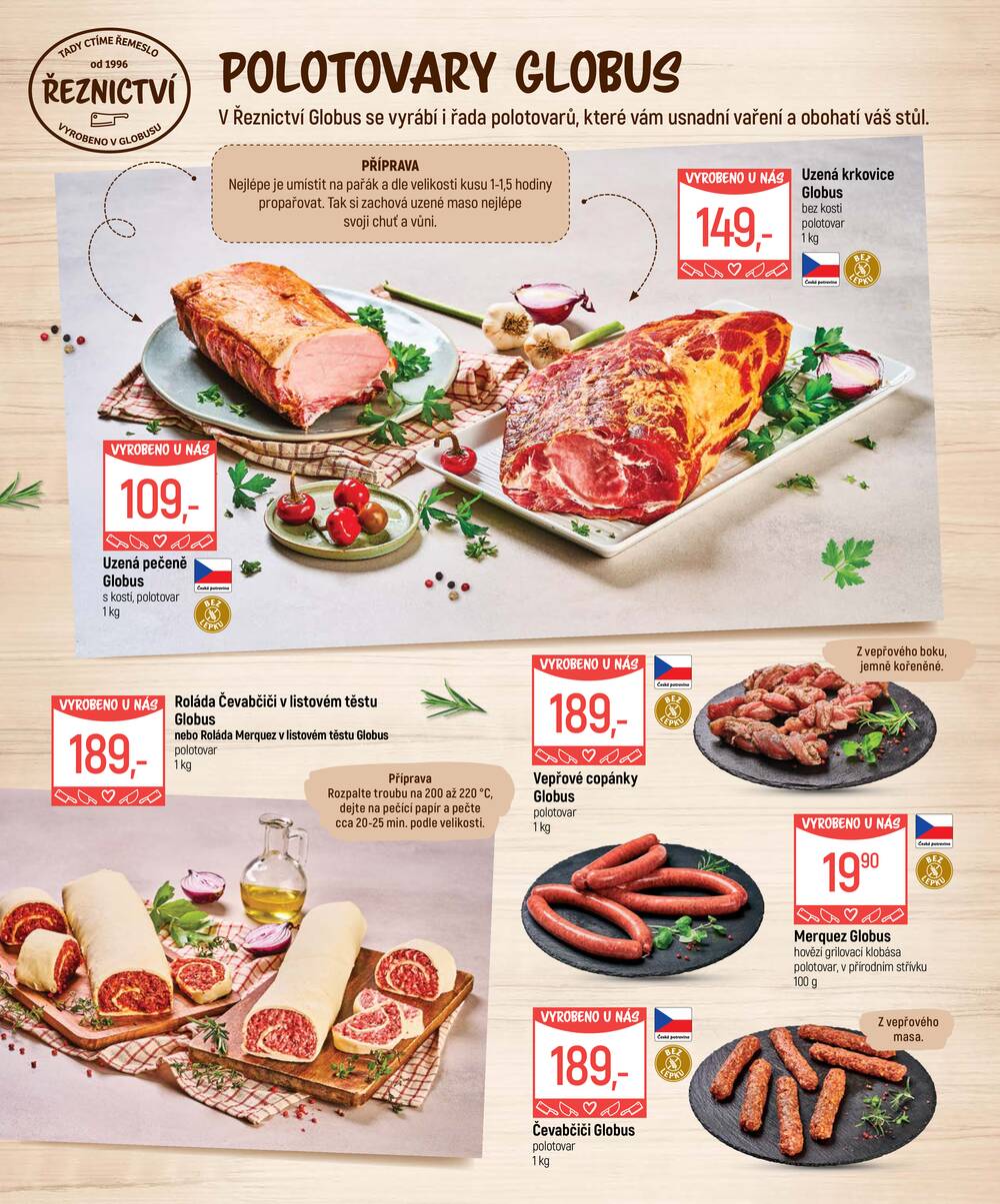 Akční leták Globus 16.9. - 4.10.2026 - Globus Chomutov