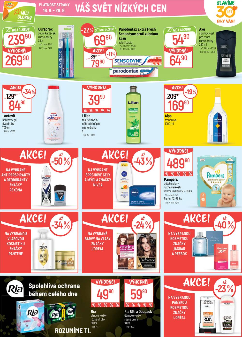 Leták Globus - Akční leták Globus 16.9. - 22.9.2026 - Globus Olomouc - strana 28