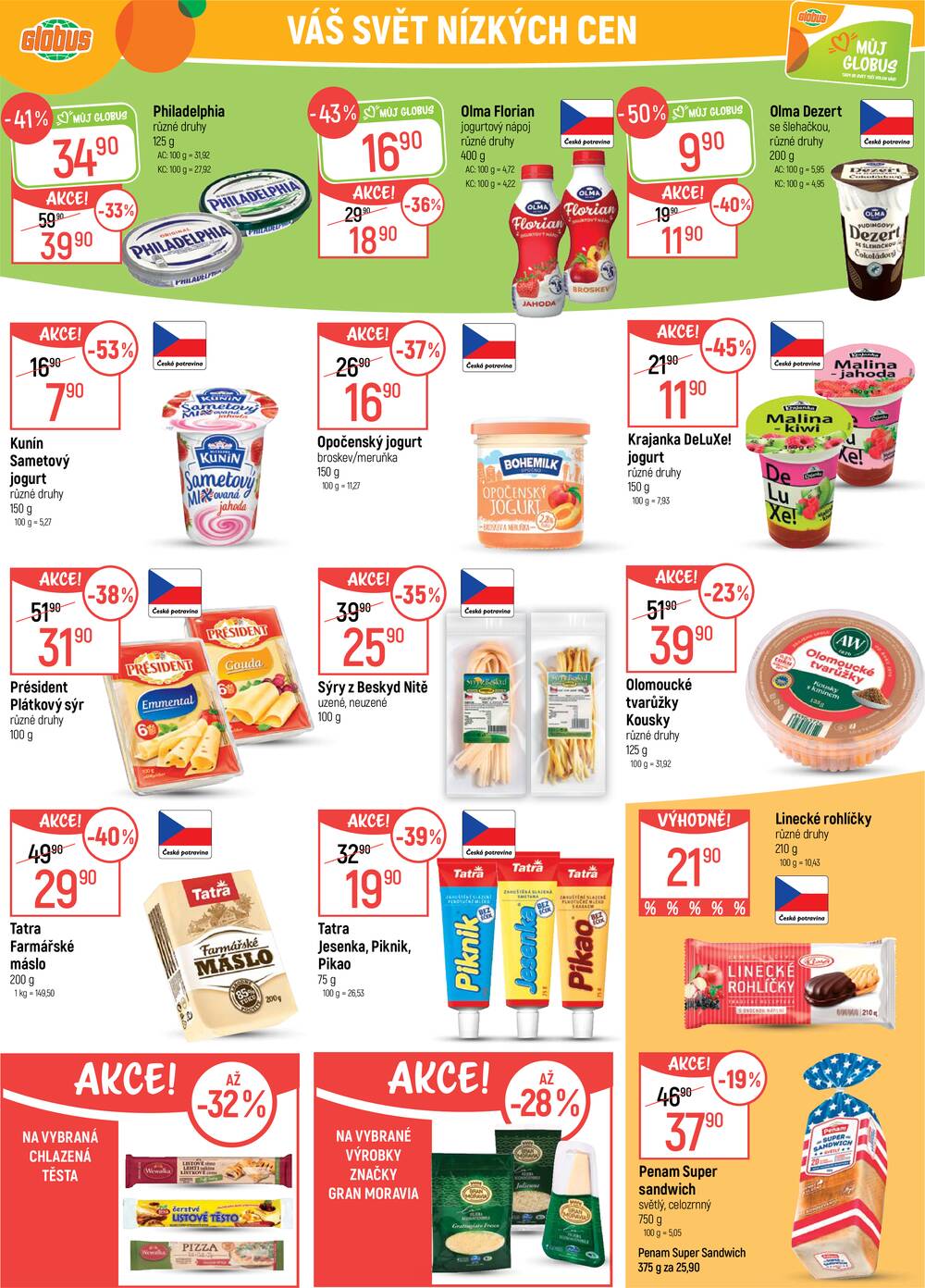 Akční leták Globus 16.9. - 22.9.2026 - Globus Brno Ivanovice