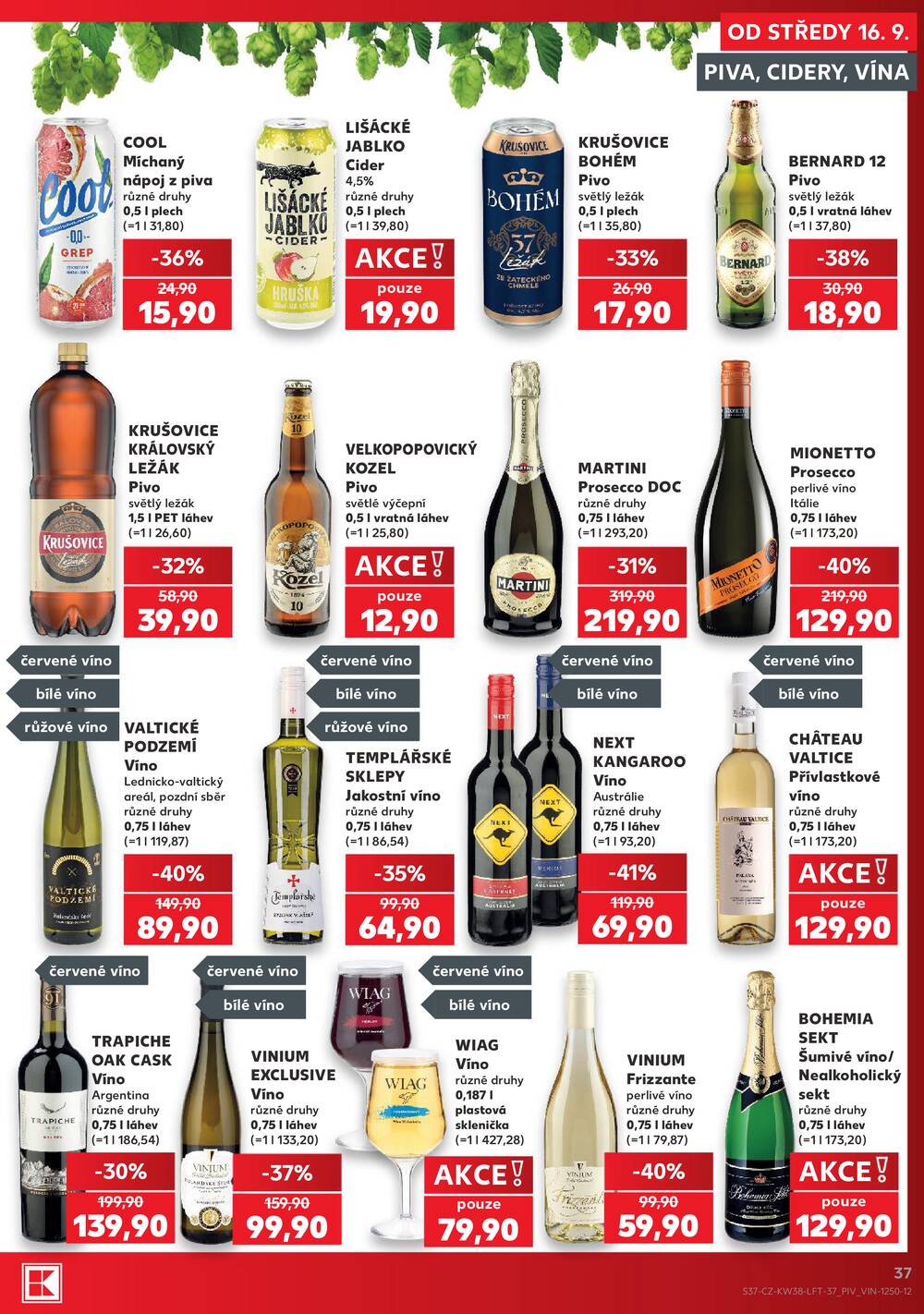 Leták Kaufland - Kaufland 16.9. - 22.9. - Kaufland - Prachatice - strana 37 Leták Kaufland - Kaufland 16.9. - 22.9. - Kaufland - Prachatice - strana 37