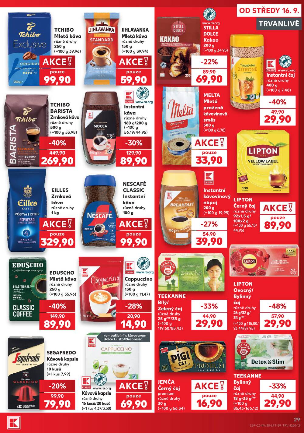 Kaufland 16.9. - 22.9. - Kaufland - Praha 3 (Jarov)