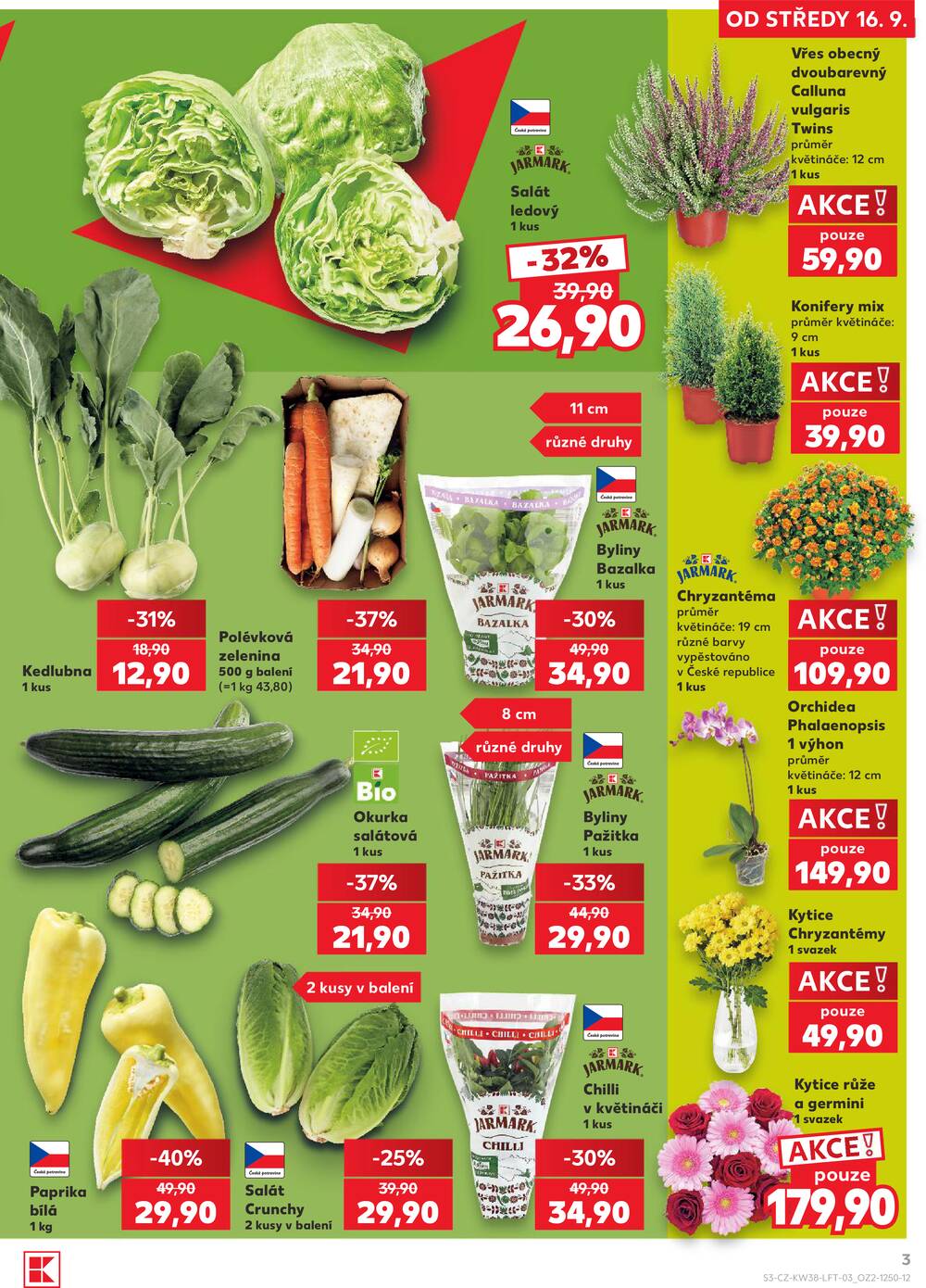 Leták Kaufland - Kaufland 16.9. - 22.9. - Kaufland Praha Čestlice - strana 3 Leták Kaufland - Kaufland 16.9. - 22.9. - Kaufland Praha Čestlice - strana 3