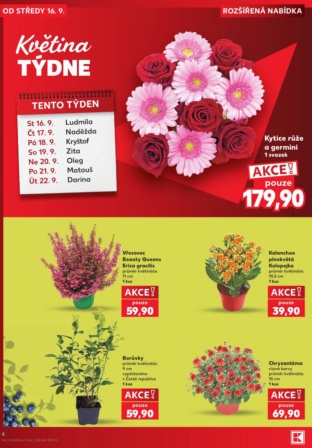 Kaufland 16.9. - 22.9. - Kaufland - Praha 12 (Modřany)