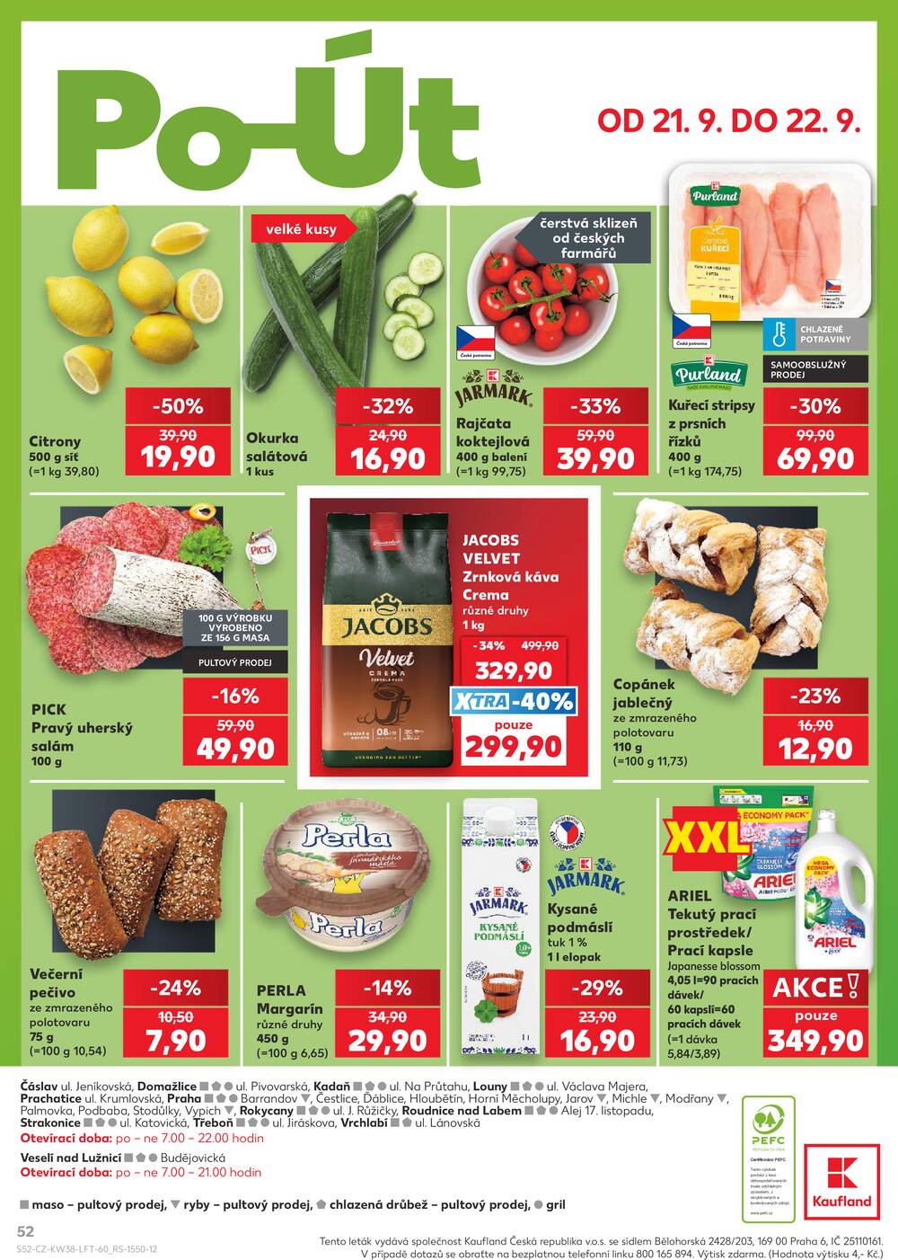 Leták Kaufland - Kaufland 16.9. - 22.9. - Kaufland - Rokycany - strana 52 Leták Kaufland - Kaufland 16.9. - 22.9. - Kaufland - Rokycany - strana 52