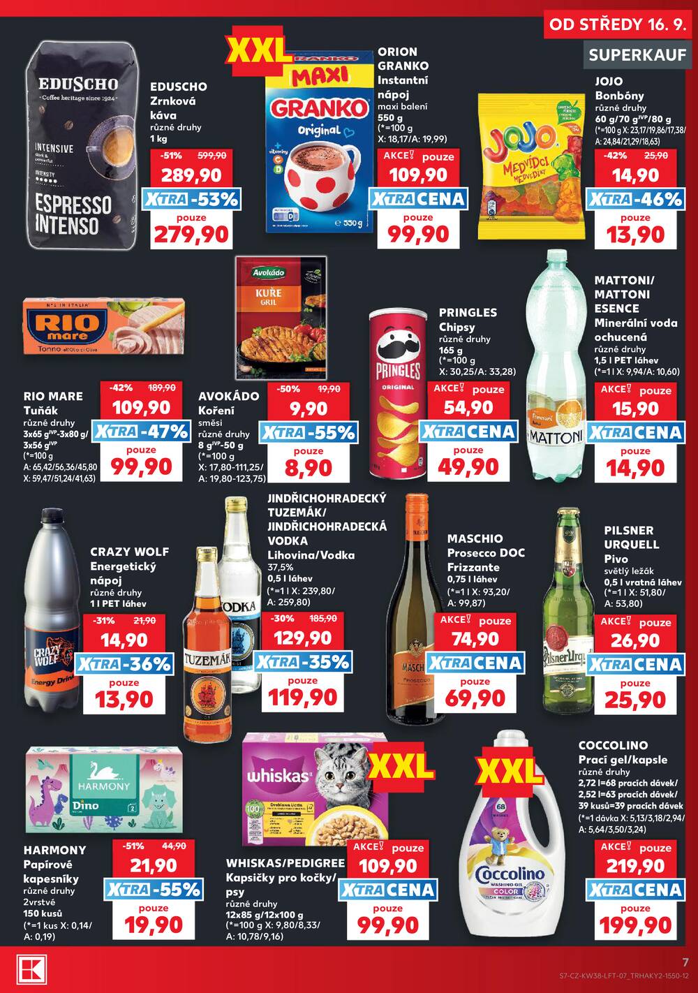 Kaufland 16.9. - 22.9. - Kaufland - Veselí nad Lužnicí - Budějovická