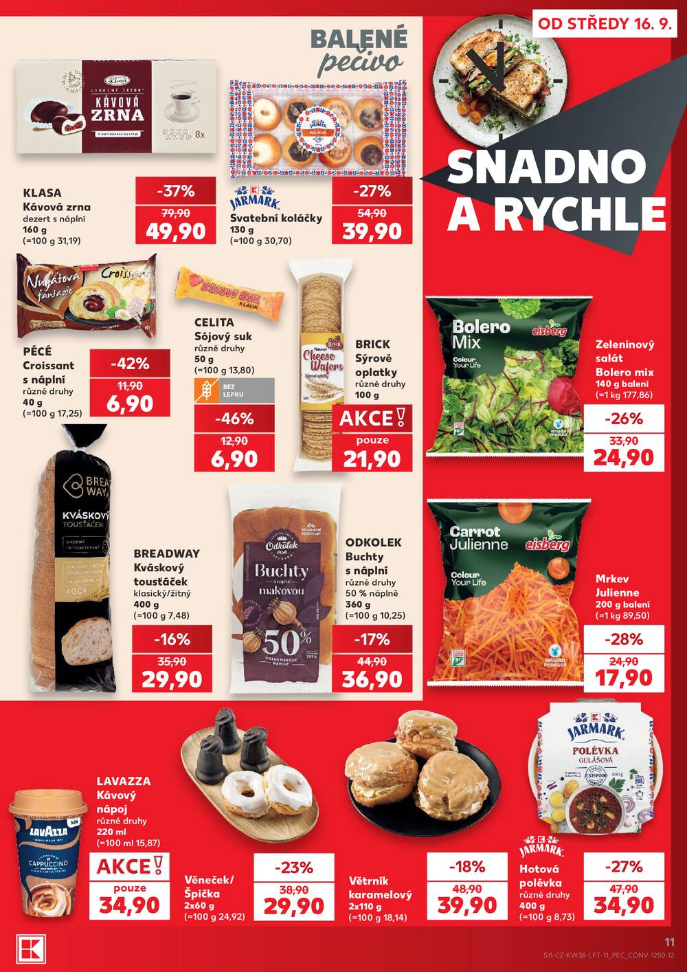 Kaufland 16.9. - 22.9. - Kaufland - Veselí nad Lužnicí - Budějovická