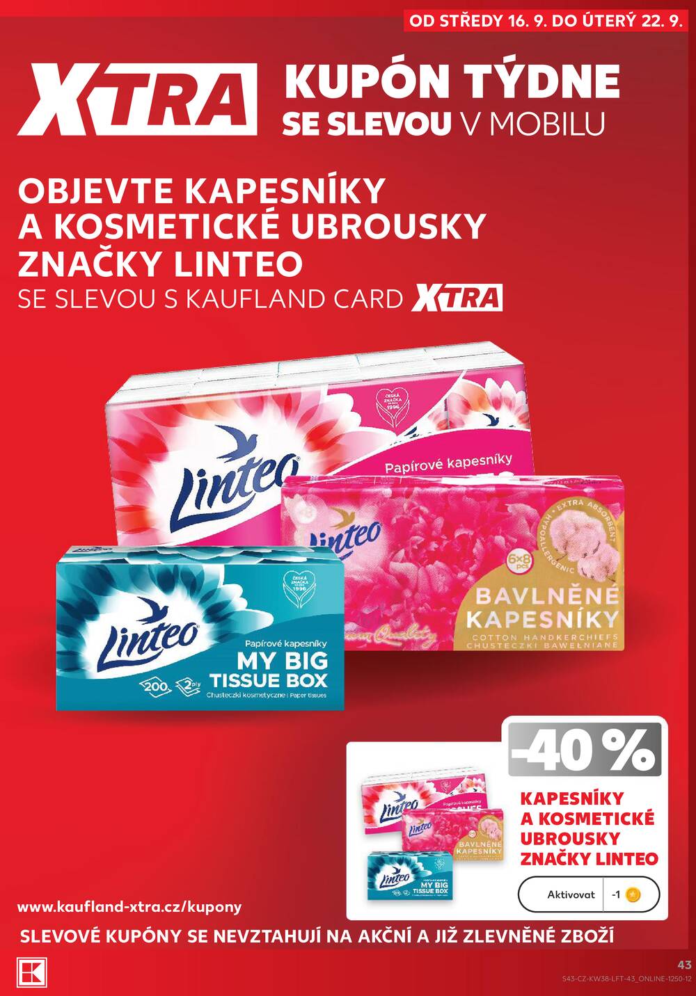 Kaufland 16.9. - 22.9. - Kaufland - Lanškroun