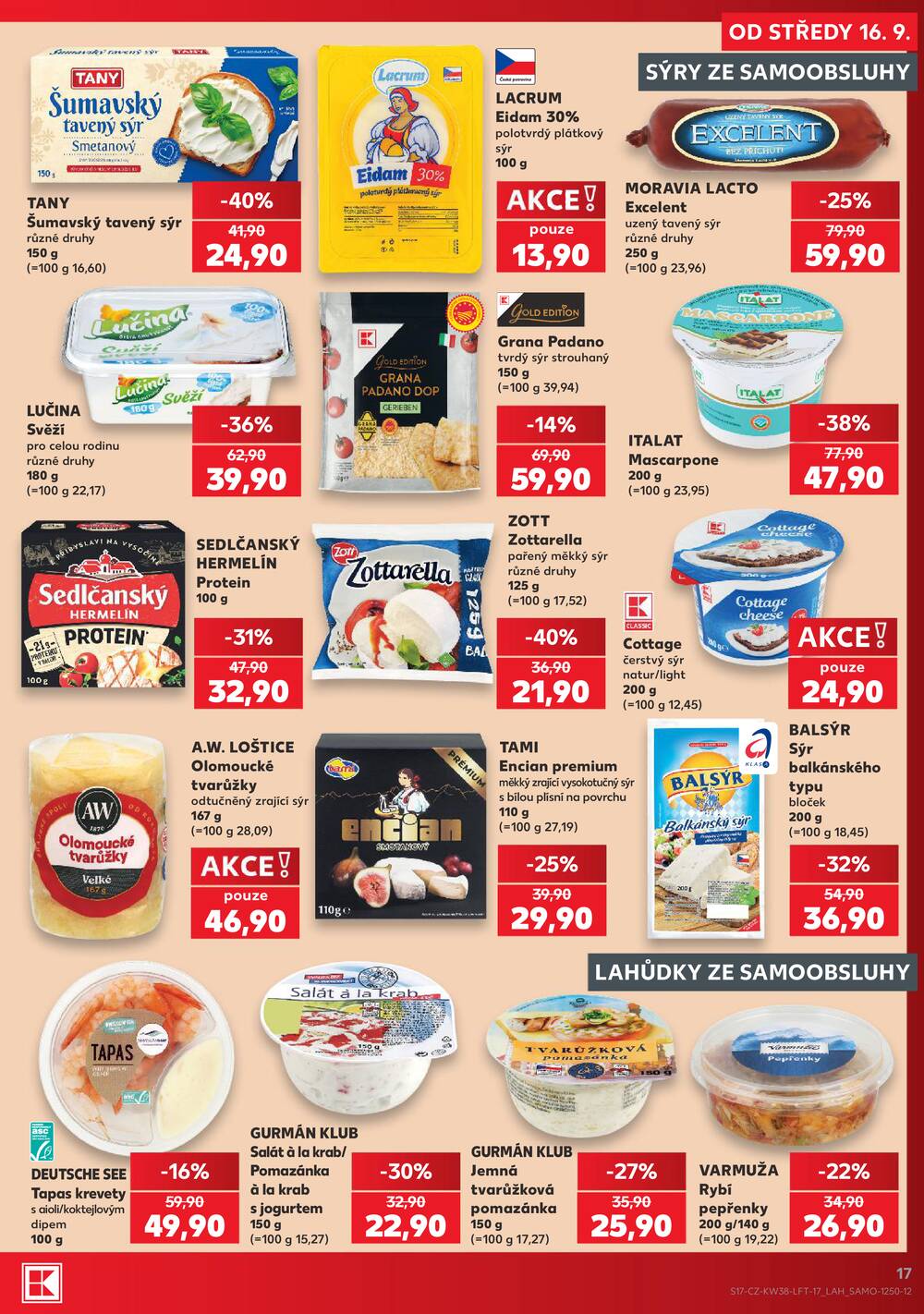 Leták Kaufland - Kaufland 16.9. - 22.9. - Kaufland - Frýdek Místek - strana 17 Leták Kaufland - Kaufland 16.9. - 22.9. - Kaufland - Frýdek Místek - strana 17
