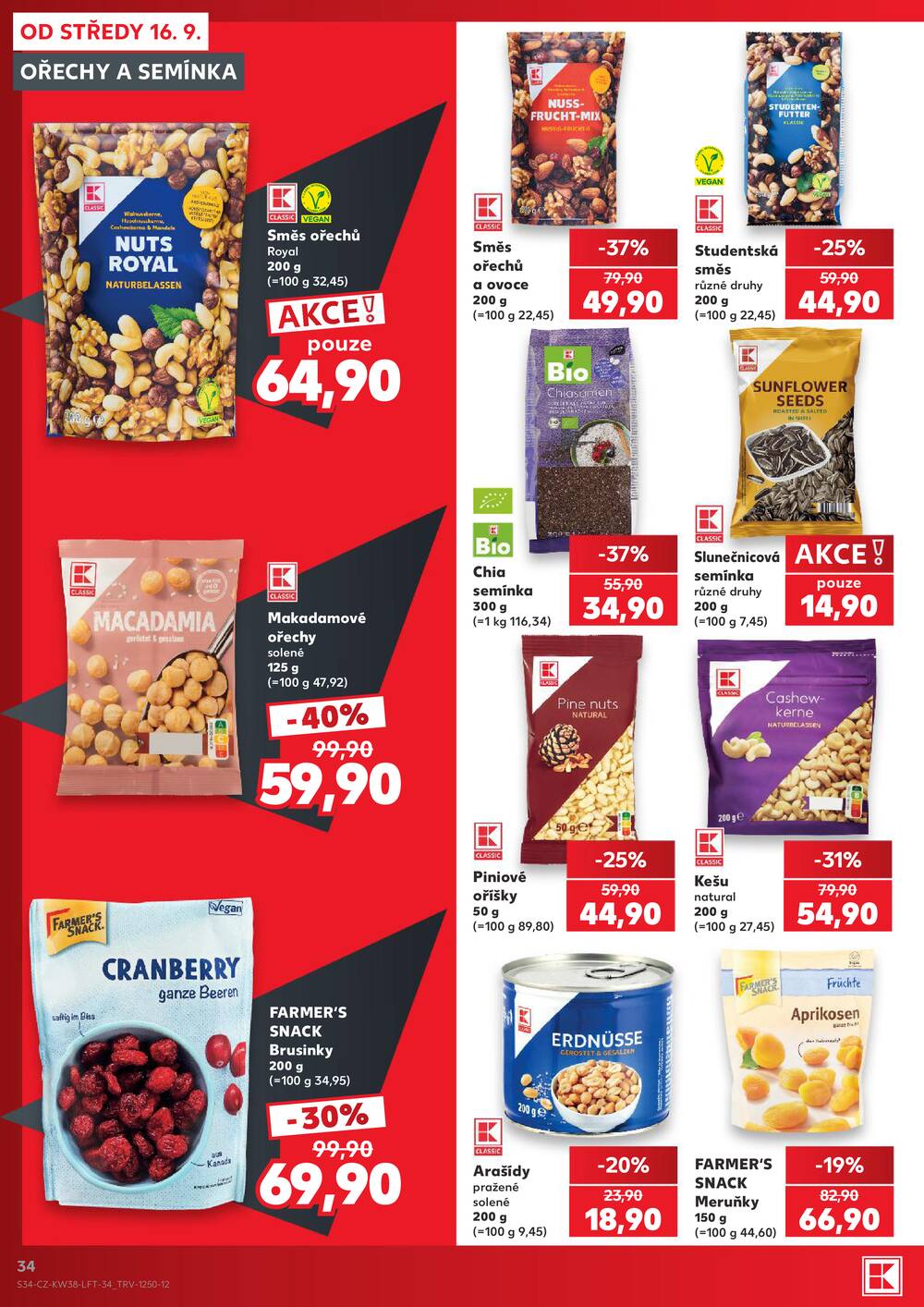 Leták Kaufland - Kaufland 16.9. - 22.9. - Kaufland - Frýdek Místek - strana 34 Leták Kaufland - Kaufland 16.9. - 22.9. - Kaufland - Frýdek Místek - strana 34