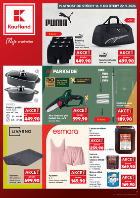 Kaufland - Spotřební zboží - 16.9.-22.9.2026