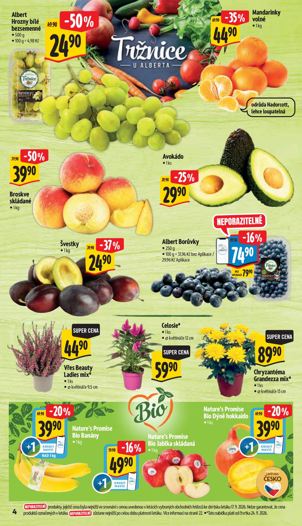 Albert Supermarket Jihomoravský od 23.9. do 29.9.2026