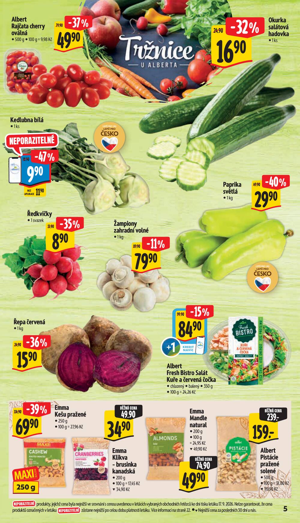 Albert Supermarket Jihomoravský od 23.9. do 29.9.2026