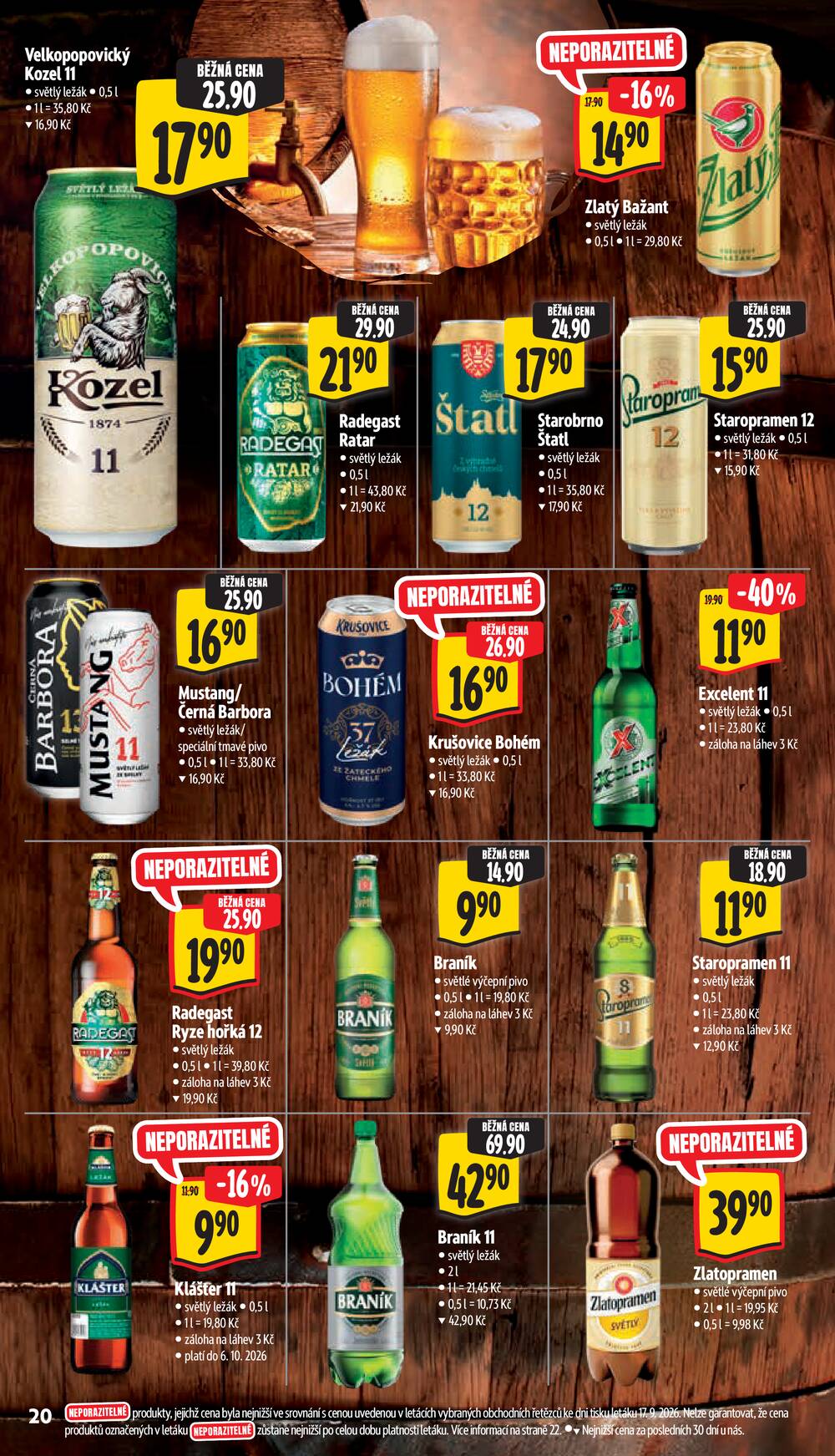 Albert Supermarket Jihomoravský od 23.9. do 29.9.2026