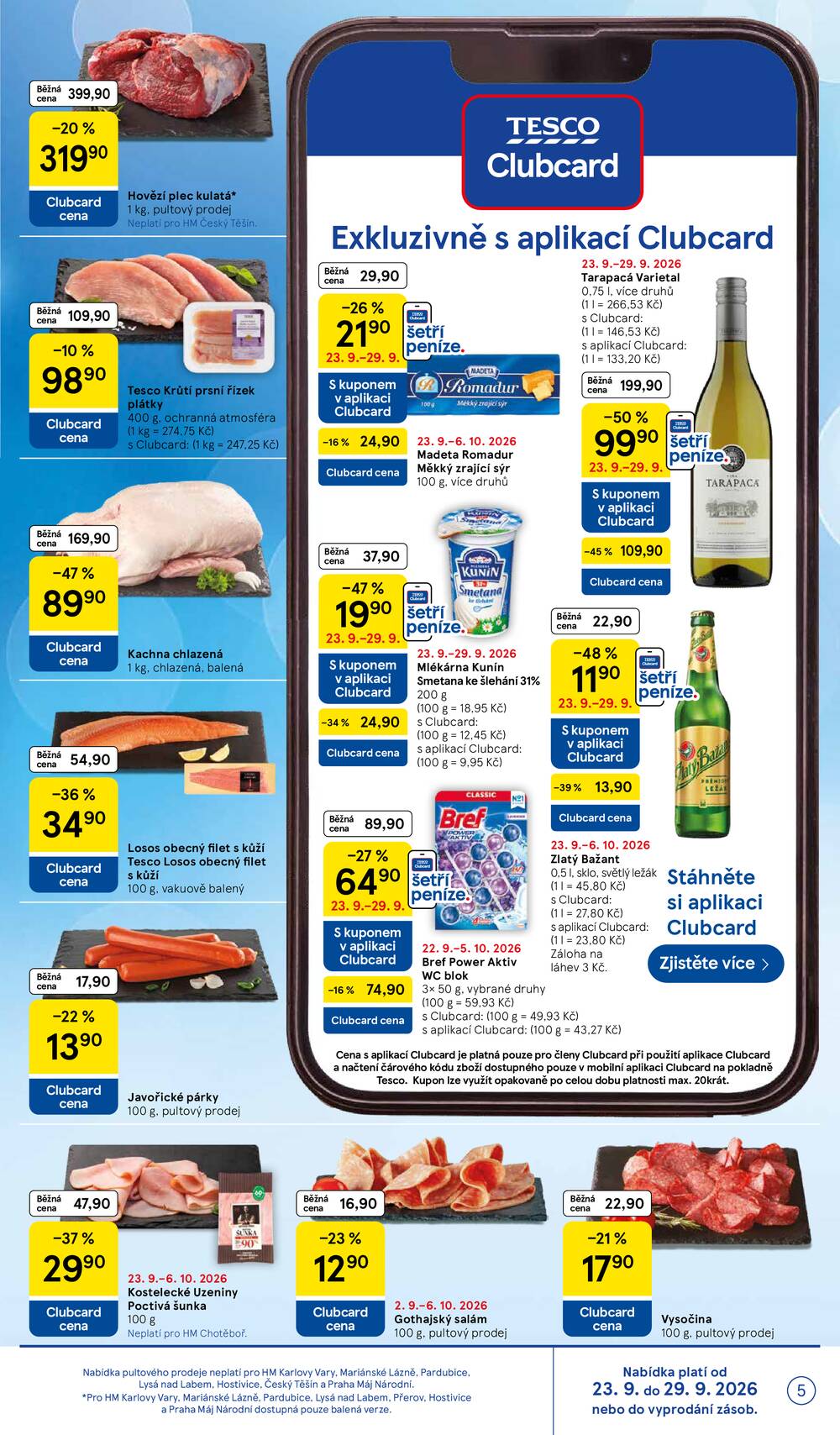 Tesco hypermarkety od 23.9. do 29.9.2026