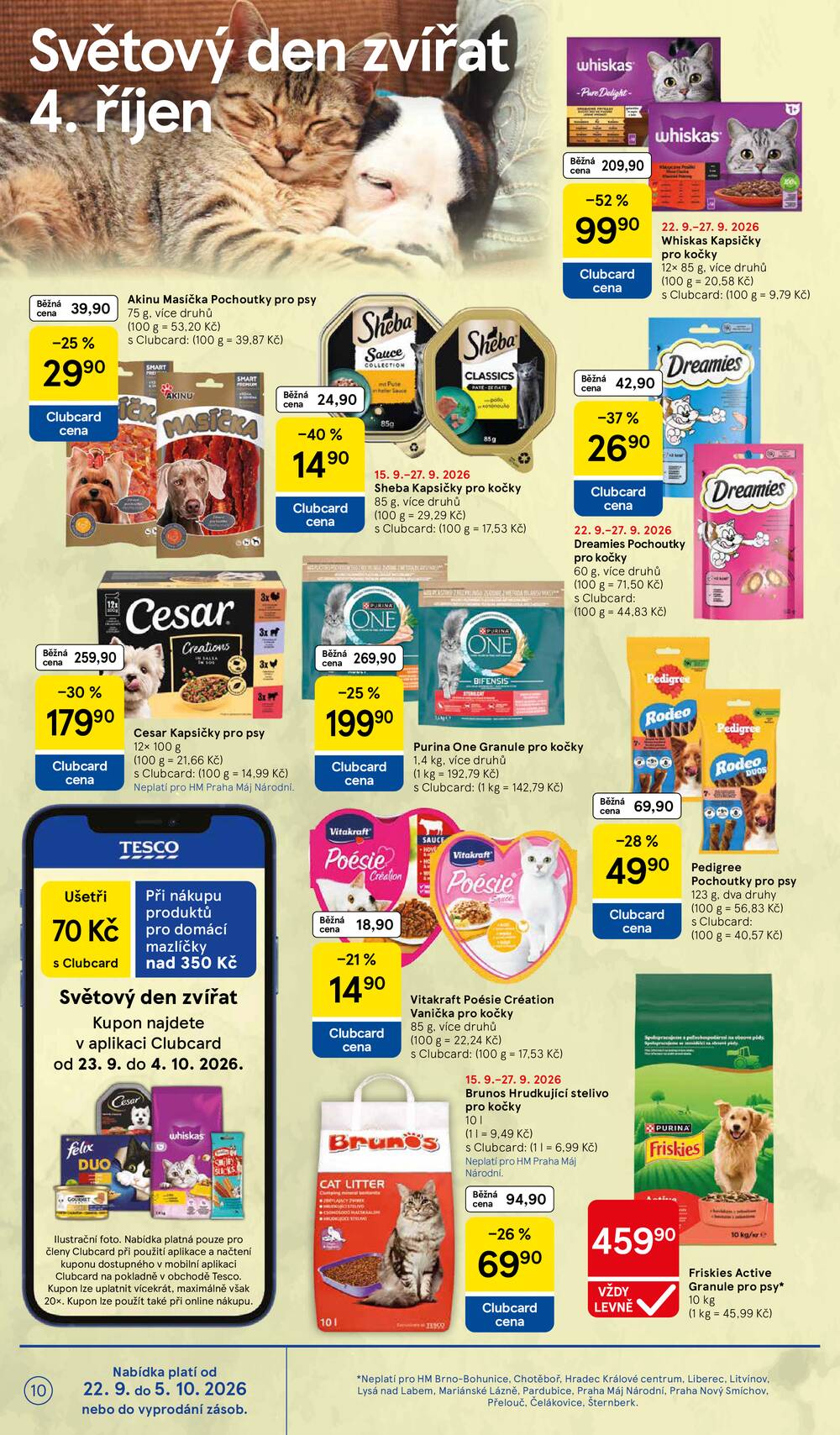 Leták Tesco - Tesco hypermarkety od 23.9. do 29.9.2026 - strana 10 Leták Tesco - Tesco hypermarkety od 23.9. do 29.9.2026 - strana 10