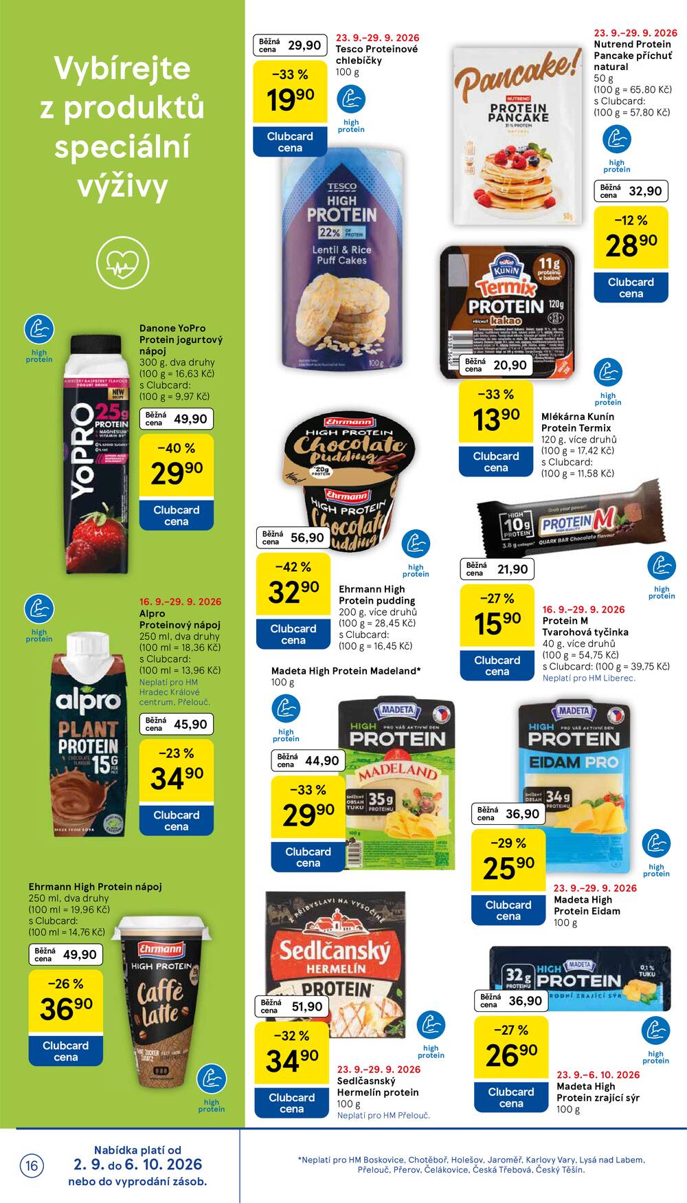 Leták Tesco - Tesco hypermarkety od 23.9. do 29.9.2026 - strana 16 Leták Tesco - Tesco hypermarkety od 23.9. do 29.9.2026 - strana 16