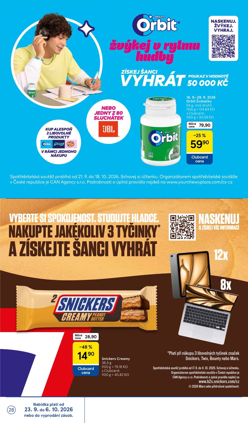Leták Tesco - Tesco hypermarkety od 23.9. do 29.9.2026 - strana 28 Leták Tesco - Tesco hypermarkety od 23.9. do 29.9.2026 - strana 28