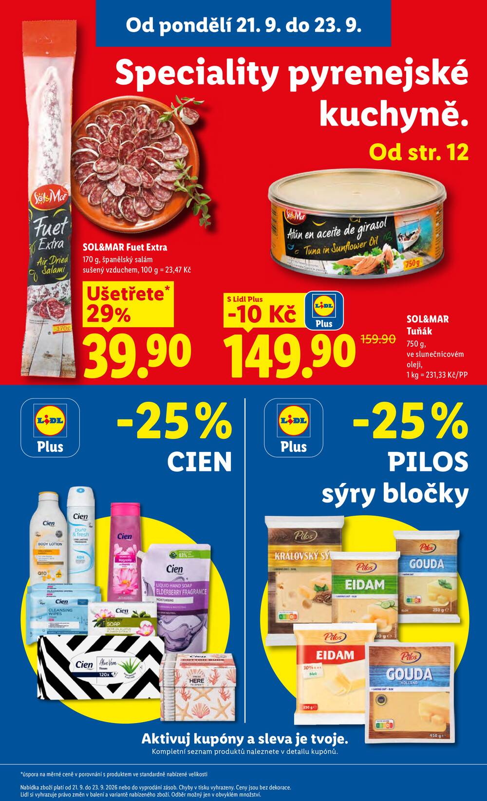 Lidl od 21.9. do 23.9.2026