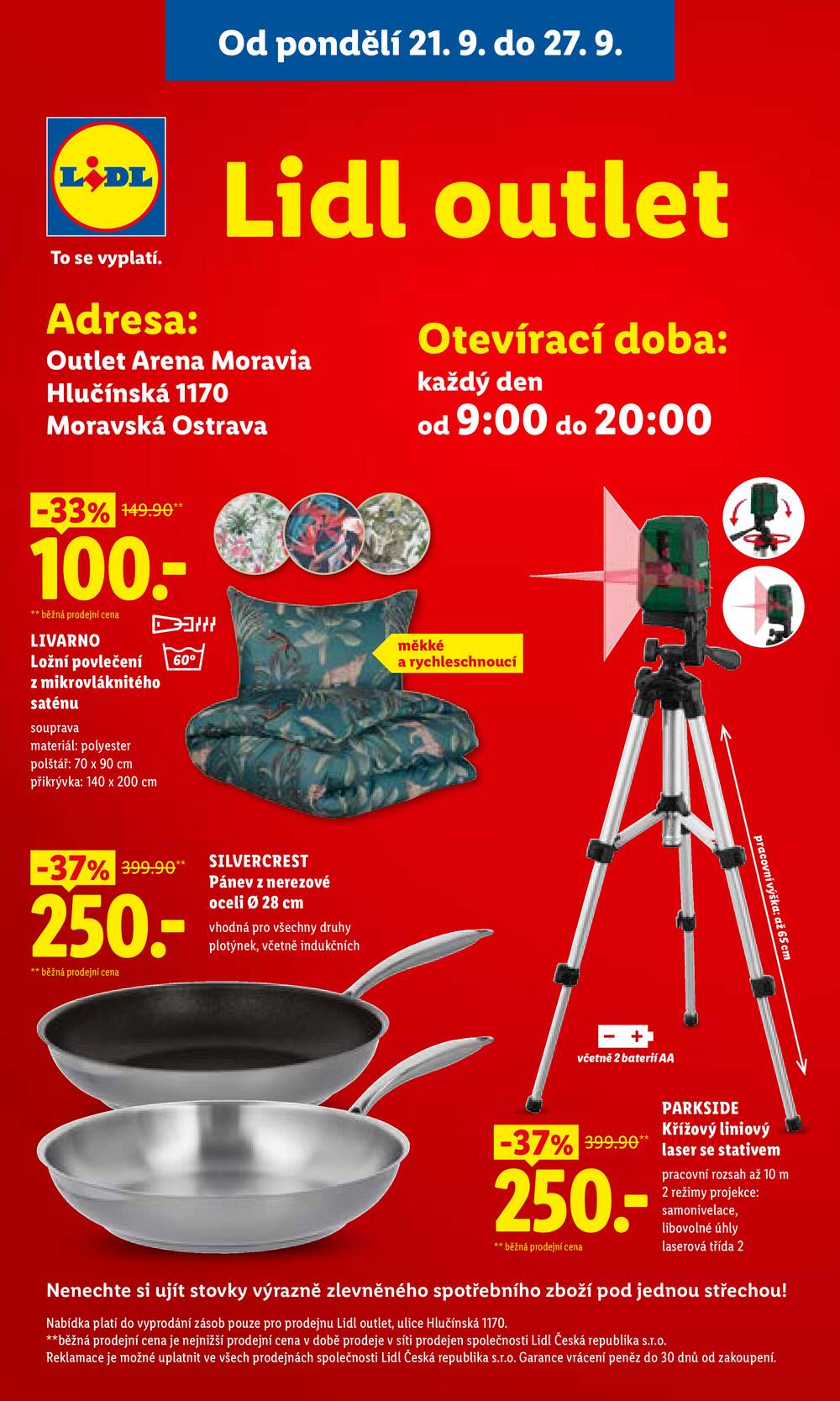 Lidl Čtvrtek od 24.9. do 27.9.2026