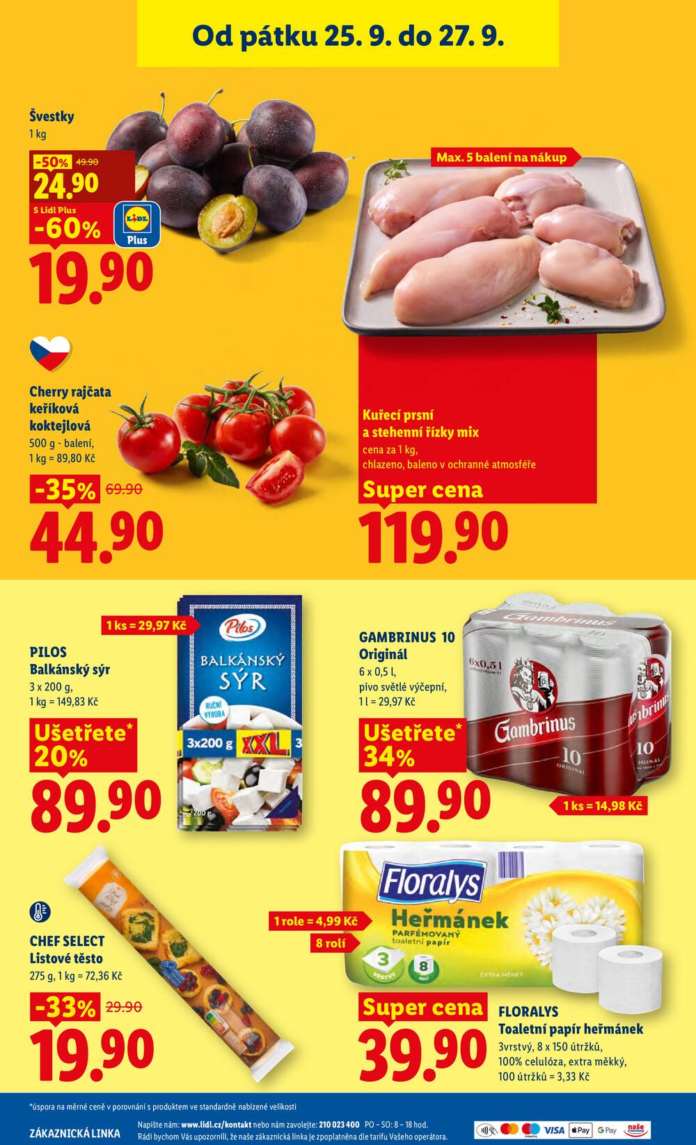 Lidl Čtvrtek od 24.9. do 27.9.2026