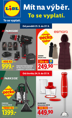 Lidl Spotřební zboží 21.9. - 27.9.