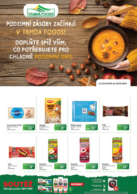 leták Tamda Foods