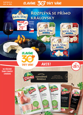 Leták Akční leták Globus 23.9. - 6.10.2026 - Globus Ostrava
