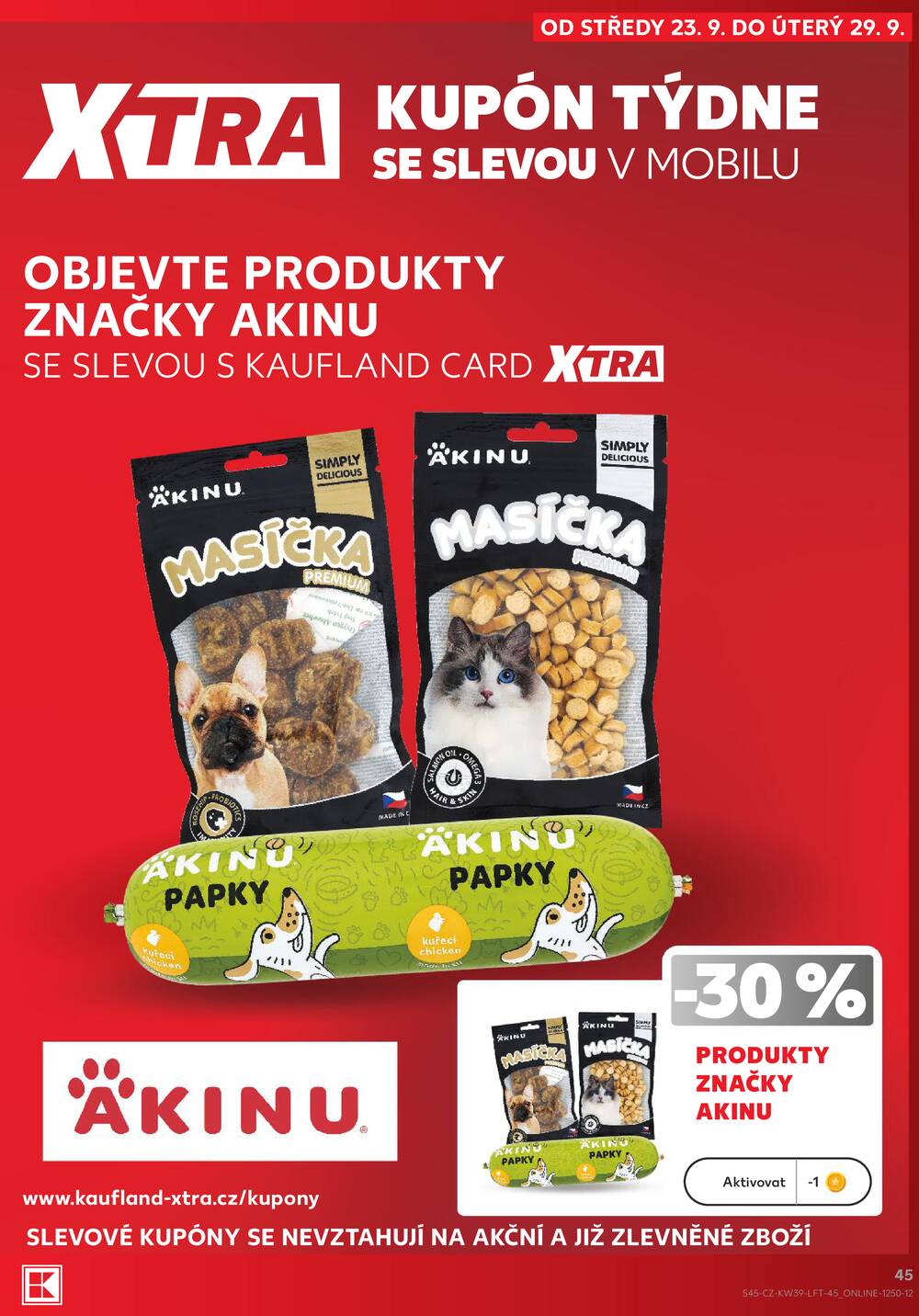 Kaufland 23.9. - 29.9. - Kaufland - Praha - Horní Měcholupy