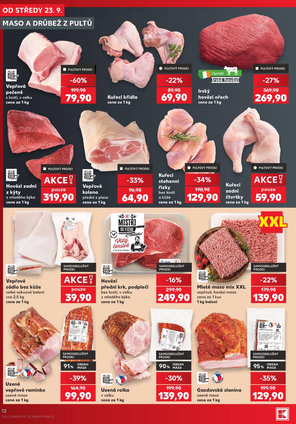 Leták Kaufland - Kaufland 23.9. - 29.9. - Kaufland Praha Čestlice - strana 12