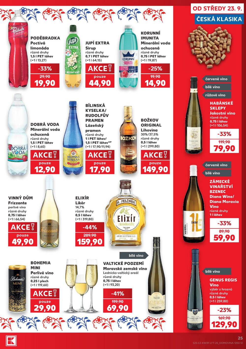 Leták Kaufland - Kaufland 23.9. - 29.9. - Kaufland Praha Čestlice - strana 25