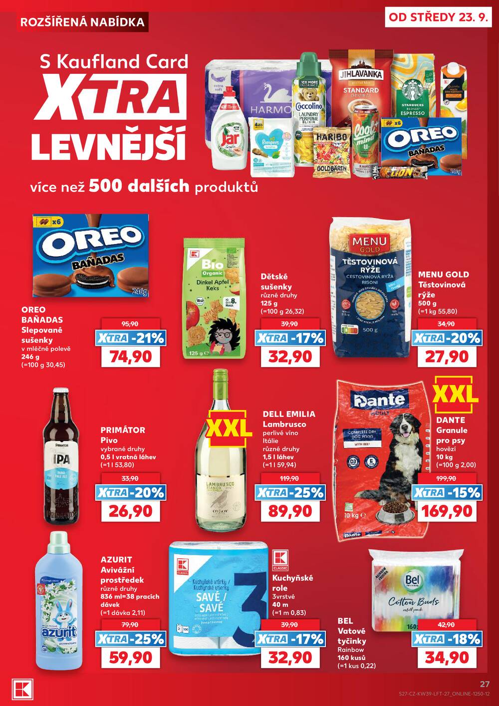 Leták Kaufland - Kaufland 23.9. - 29.9. - Kaufland - Rokycany - strana 27