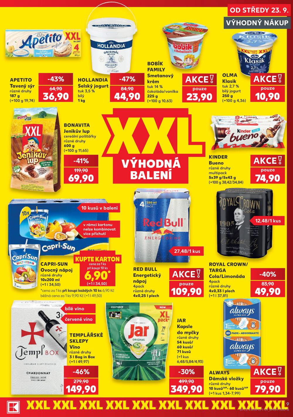 Leták Kaufland - Kaufland 23.9. - 29.9. - Kaufland - Praha 4 (Michle) - strana 9 Leták Kaufland - Kaufland 23.9. - 29.9. - Kaufland - Praha 4 (Michle) - strana 9