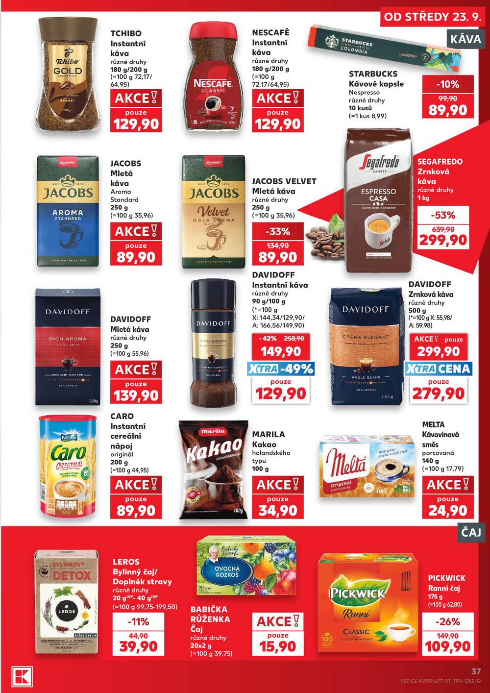 Kaufland 23.9. - 29.9. - Kaufland - Příbram