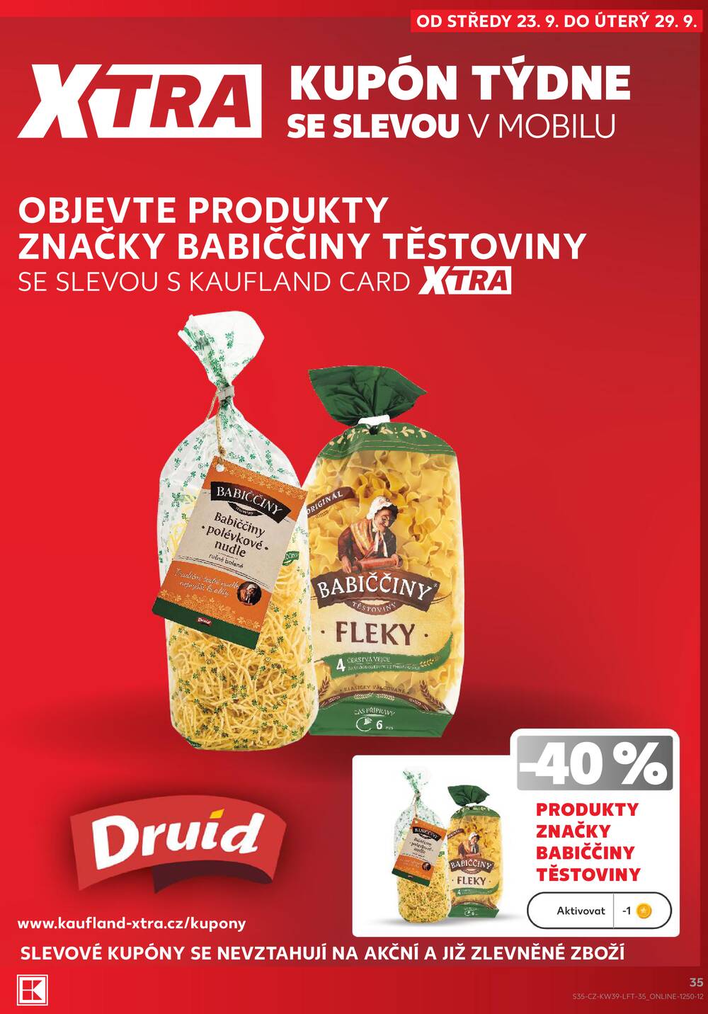 Kaufland 23.9. - 29.9. - Kaufland - Kolín