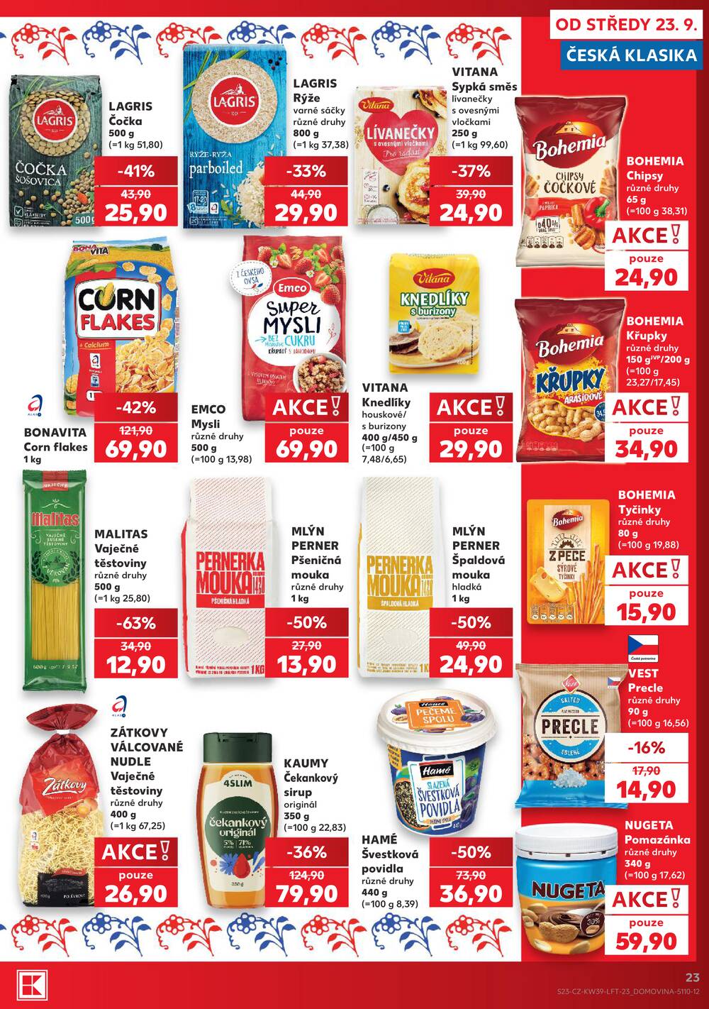 Kaufland 23.9. - 29.9. - Kaufland - Zábřeh na Moravě
