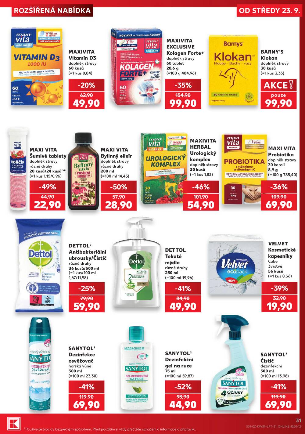 Kaufland 23.9. - 29.9. - Kaufland - Plzeň (Sukova)