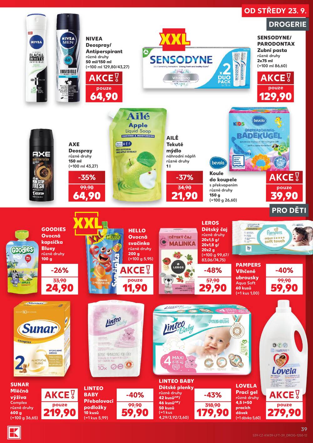 Kaufland 23.9. - 29.9. - Kaufland - Plzeň (Sukova)