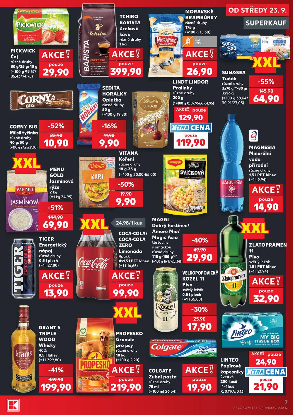 Kaufland 23.9. - 29.9. - Kaufland - Praha 8 (Malý Klín)