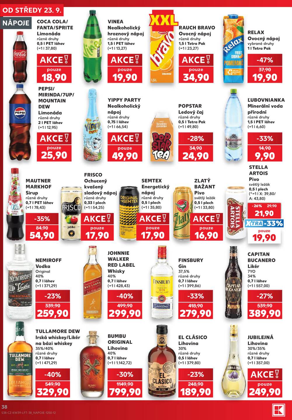Kaufland 23.9. - 29.9. - Kaufland - Praha 8 (Malý Klín)