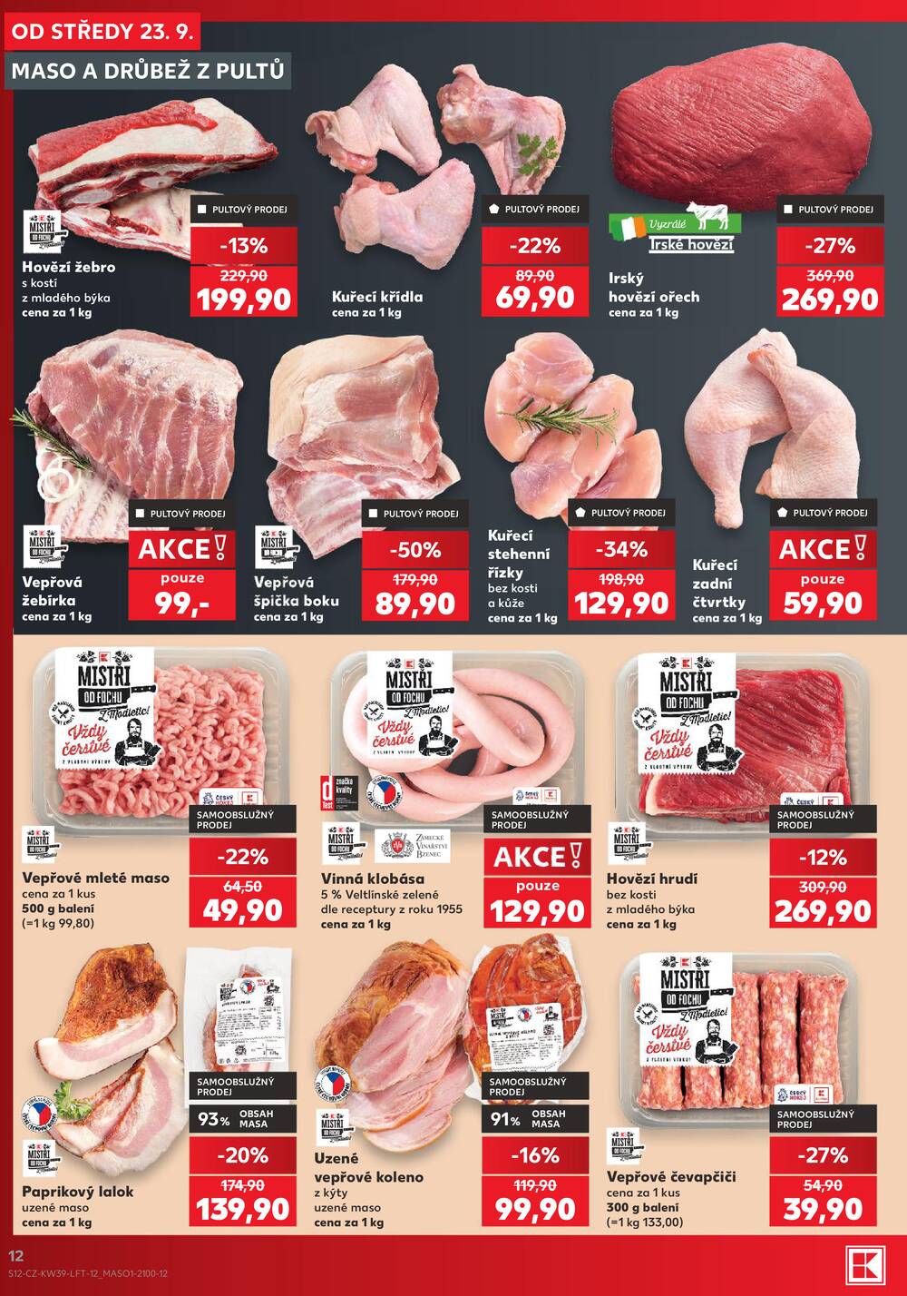 Kaufland 23.9. - 29.9. - Kaufland - Plzeň - Košutka