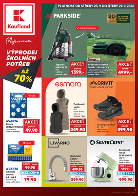 Kaufland - Spotřební zboží - 23.9.-29.9.2026