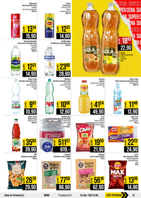 JIP Cash & Carry Brno, Praha, Ostrava, Jilemnice, Pardubice, Ostrava, Karlovy Vary, Olomouc a Zlín od 23.9. do 29.9.2026