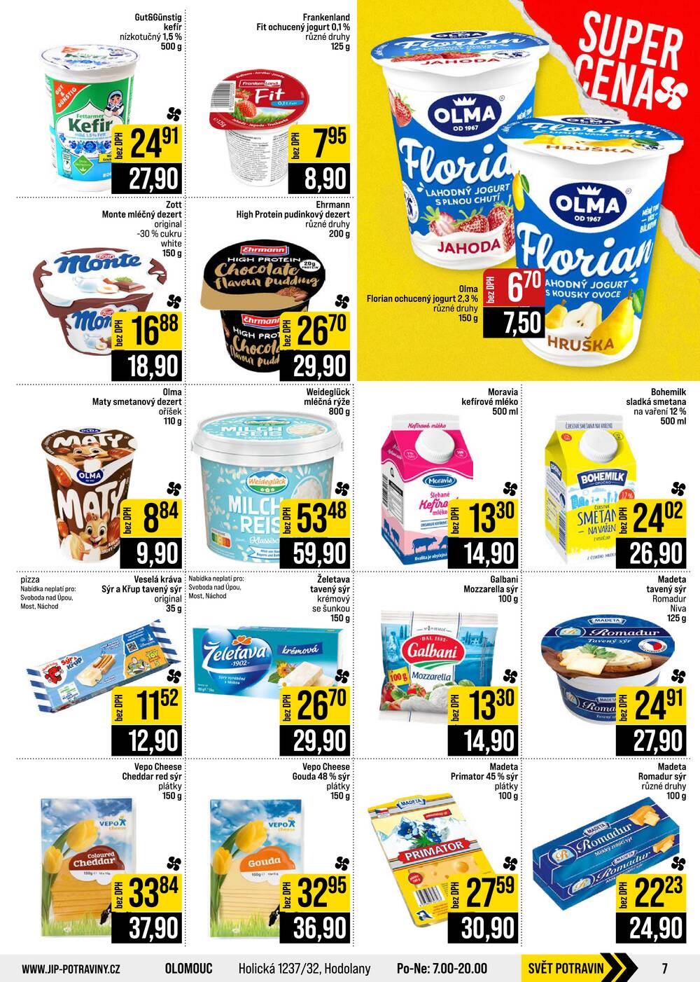 JIP Cash & Carry České Budějovice, Most, Náchod, Polička, Sušice a Svoboda nad Úpou od 23.9. do 29.9.2026