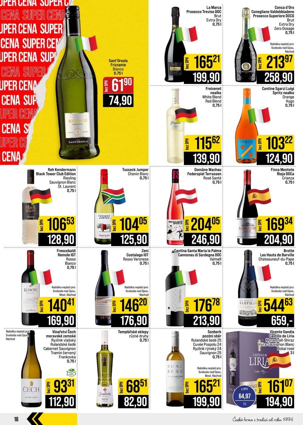 Leták JIP - JIP Cash & Carry České Budějovice, Most, Náchod, Polička, Sušice a Svoboda nad Úpou od 23.9. do 29.9.2026 - strana 16 Leták JIP - JIP Cash & Carry České Budějovice, Most, Náchod, Polička, Sušice a Svoboda nad Úpou od 23.9. do 29.9.2026 - strana 16