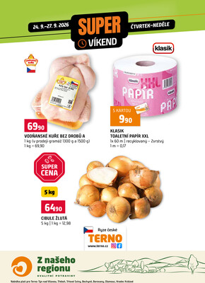 Terno Víkendová akce od 24.9. do 27.9.2026