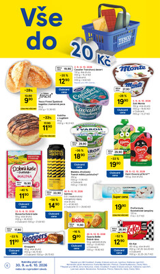Tesco hypermarkety od 30.9. do 6.10.2026