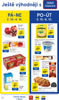 Tesco hypermarkety od 30.9. do 6.10.2026