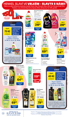 Tesco hypermarkety od 30.9. do 6.10.2026