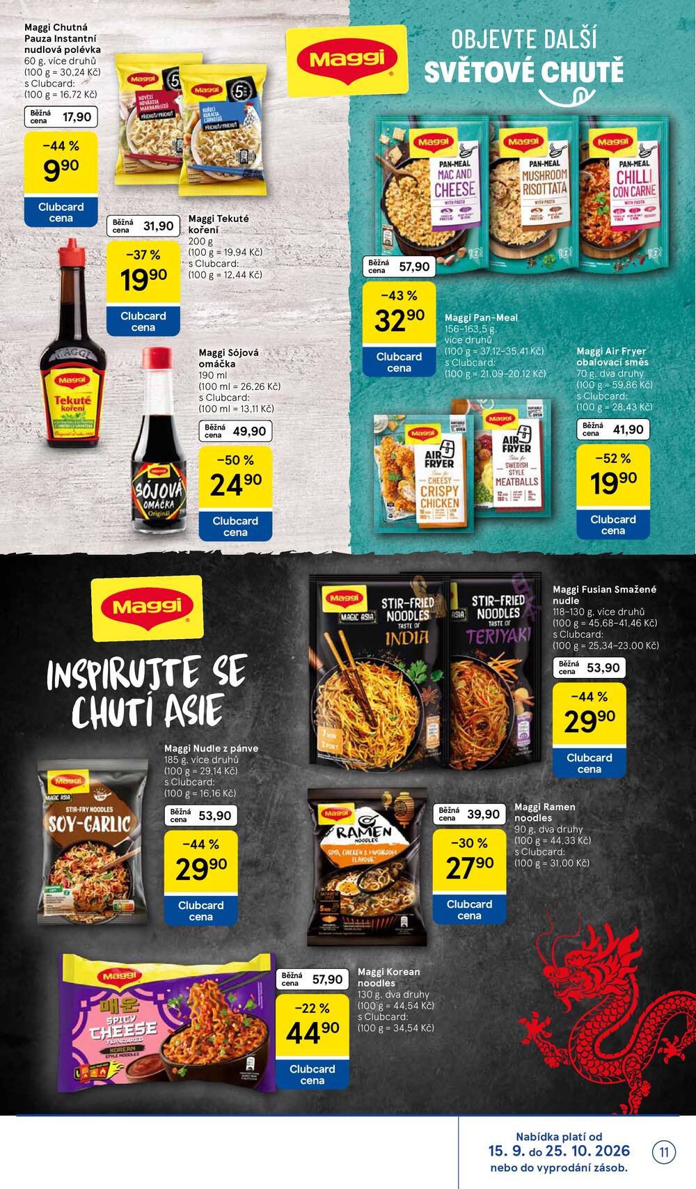 Tesco hypermarkety katalog Podzim od 30.9. do 27.10.2026