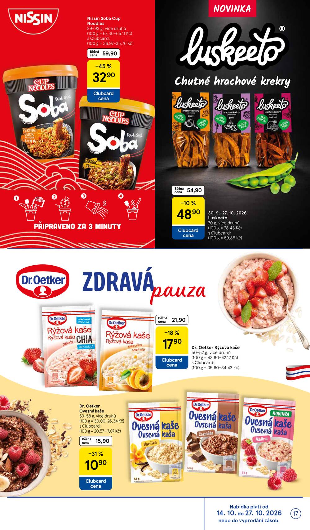 Tesco hypermarkety katalog Podzim od 30.9. do 27.10.2026